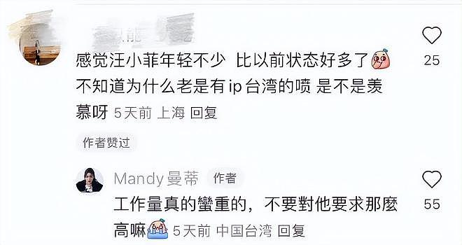 汪小菲老婆深夜回应大S评论：人家是大明星，少拉低人家素质（组图） - 15