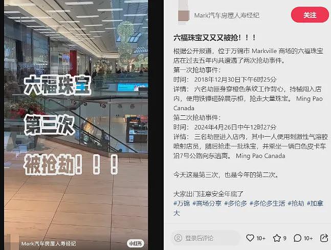 10名蒙面人狂砸中国珠宝店吓惨华人，警方围捕！（视频/组图） - 9