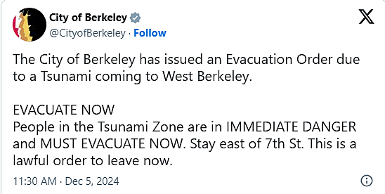 北美西海岸突发7级强烈地震！急发海啸警报，公路现逃亡车流，加国密切监测（视频/组图） - 14