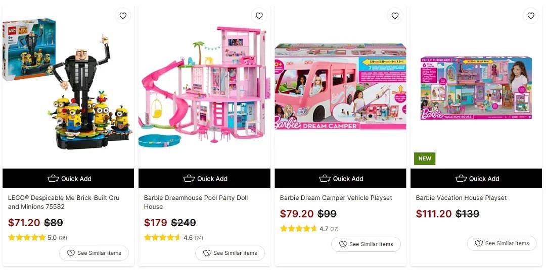 Target折扣 | 大牌玩具8折促销！LEGO、Barbie、Pokemon等（组图） - 2