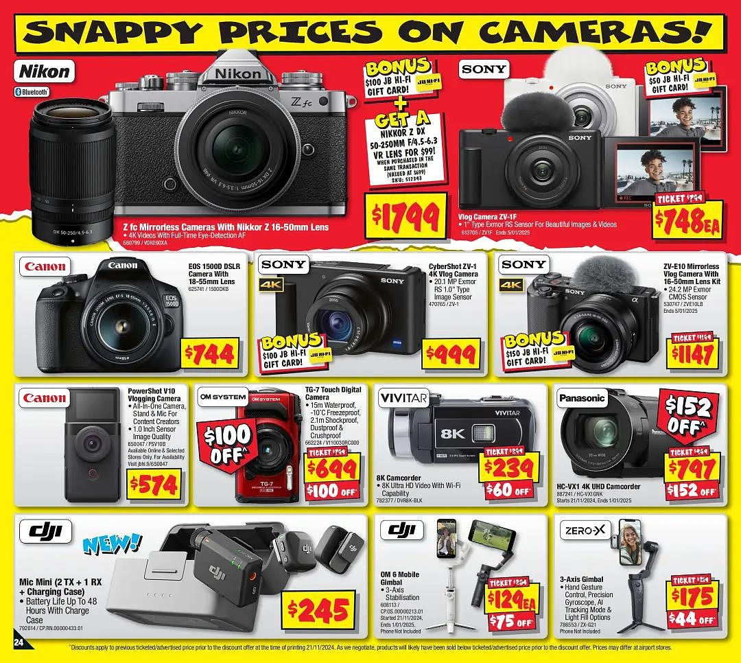 JB Hi-Fi 折扣 | 索尼WH-1000XM4蓝牙耳机$345，三星Galaxy A35手机直降$101（组图） - 24