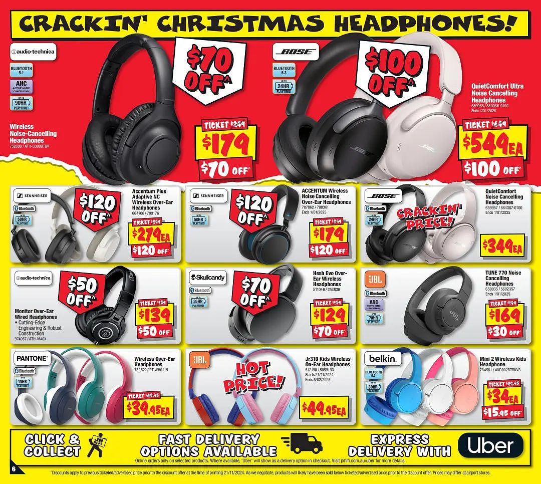 JB Hi-Fi 折扣 | 索尼WH-1000XM4蓝牙耳机$345，三星Galaxy A35手机直降$101（组图） - 6