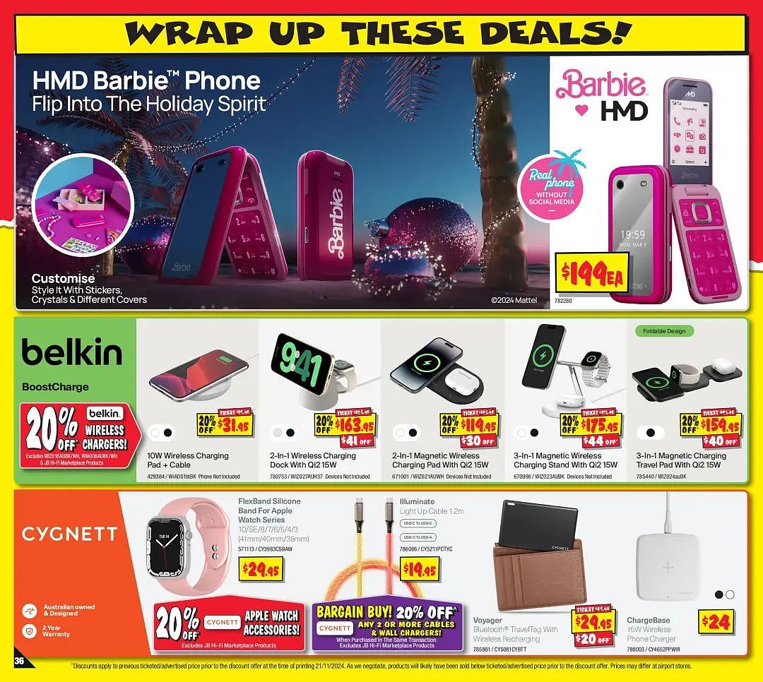 JB Hi-Fi 折扣 | 索尼WH-1000XM4蓝牙耳机$345，三星Galaxy A35手机直降$101（组图） - 36