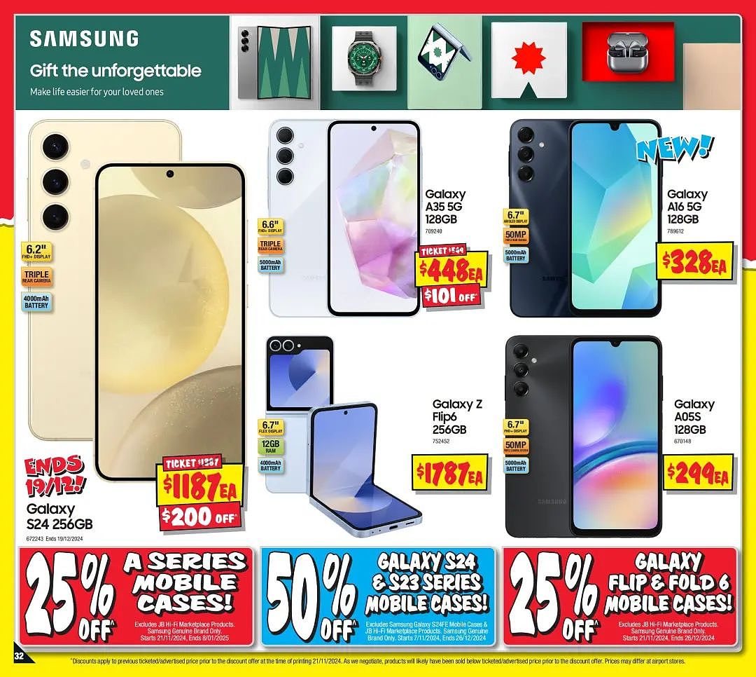 JB Hi-Fi 折扣 | 索尼WH-1000XM4蓝牙耳机$345，三星Galaxy A35手机直降$101（组图） - 32