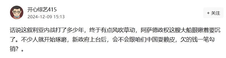 中国“战略伙伴”叙利亚变天，网民讽：钱又要不回来了！（组图） - 6