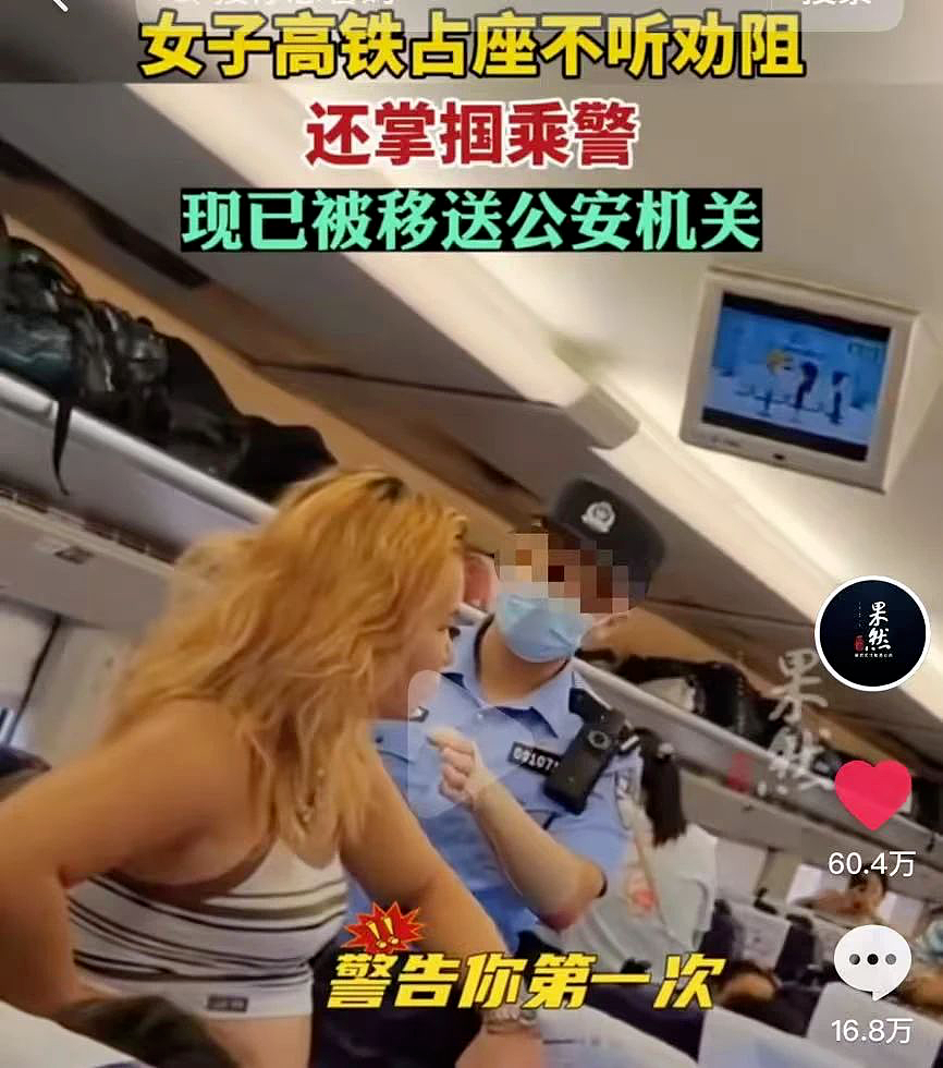 全网疯传的“贵妇”母女火车4分钟事件：是真不要脸，也是真解气！（组图） - 11