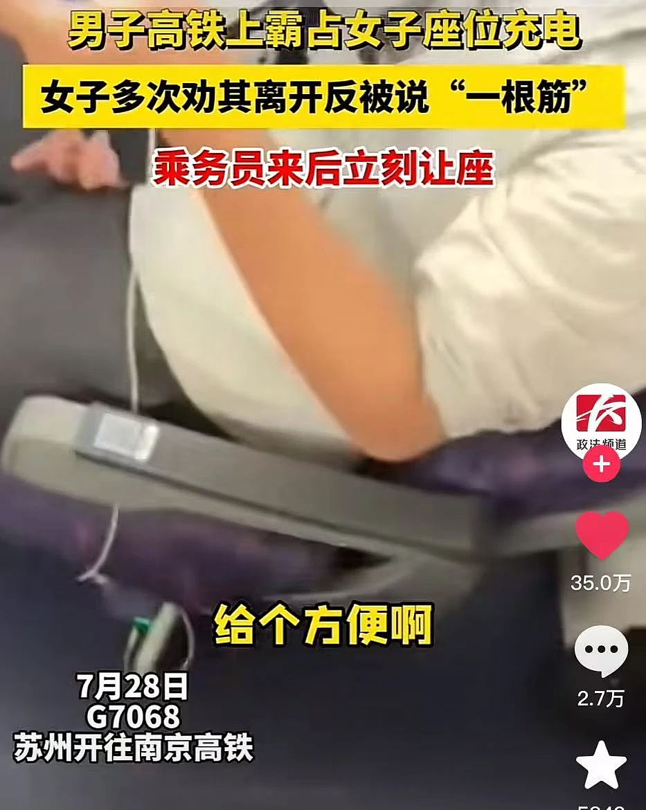 全网疯传的“贵妇”母女火车4分钟事件：是真不要脸，也是真解气！（组图） - 9