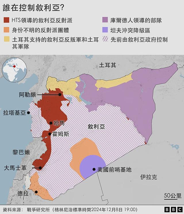 叙利亚领导人阿萨德倒台：这对世界意味着什么（组图） - 4