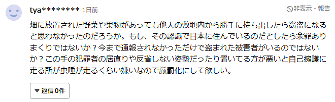 华人大妈在日本菜地涉嫌偷窃45颗卷心菜！被捕时称：“以为不要了才捡了起来…”（组图） - 4