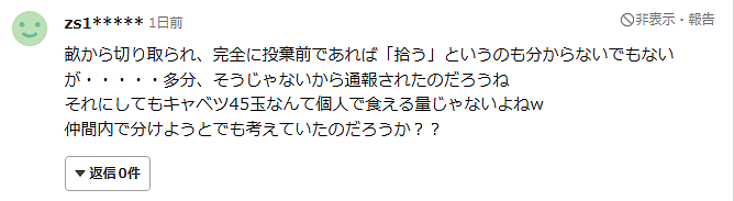 华人大妈在日本菜地涉嫌偷窃45颗卷心菜！被捕时称：“以为不要了才捡了起来…”（组图） - 6