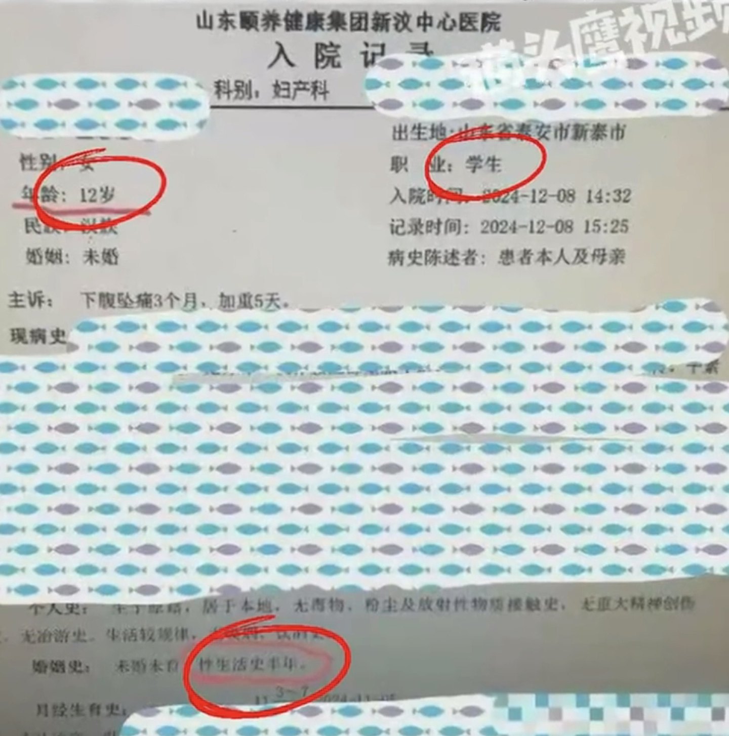 网曝山东12岁女孩感染HPV，且有半年性生活史！医生上报却遭打压，最新：女孩17岁男友被抓（组图） - 3