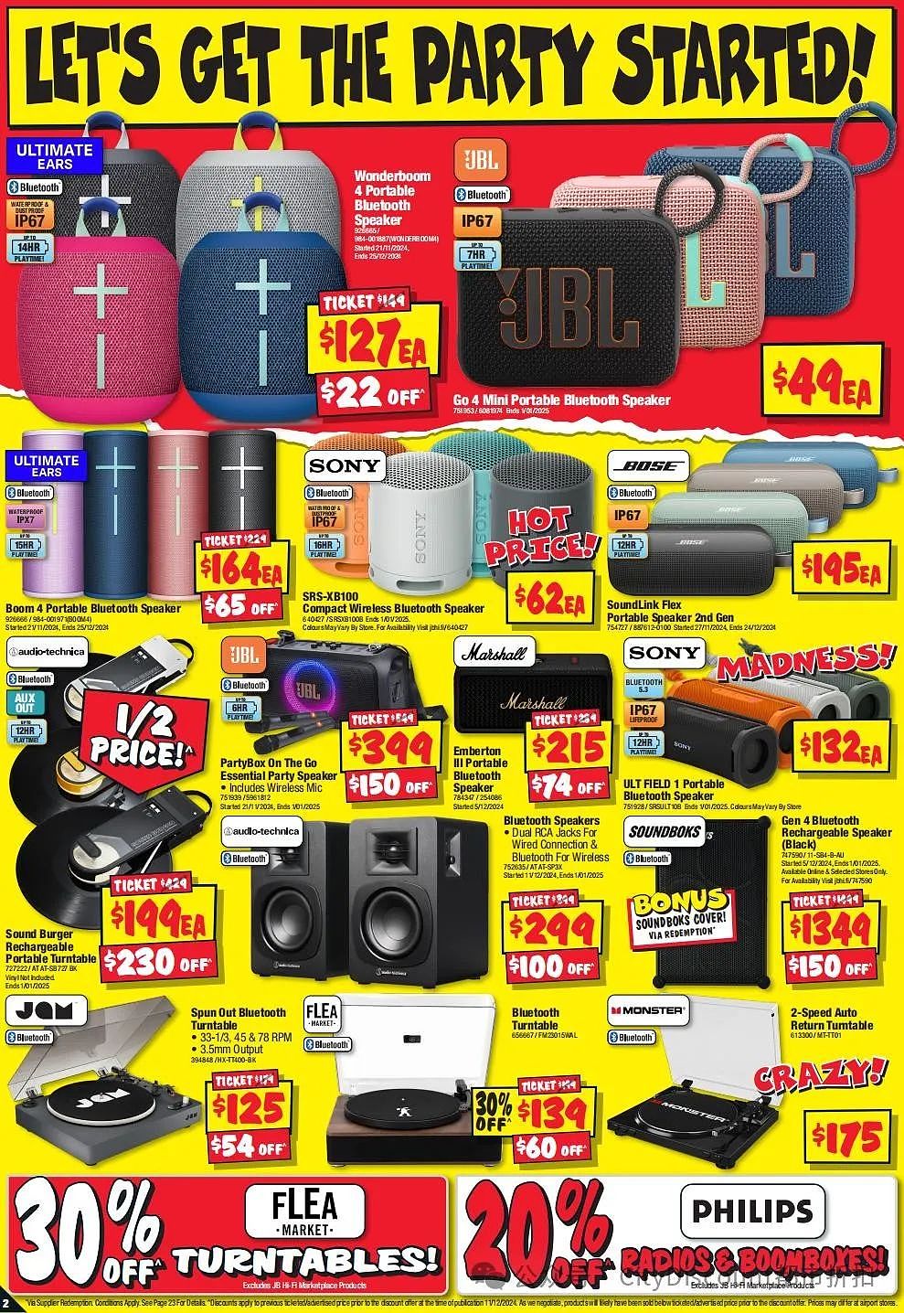 年末换音响？【JB Hi-Fi】最新一期优惠目录（组图） - 2