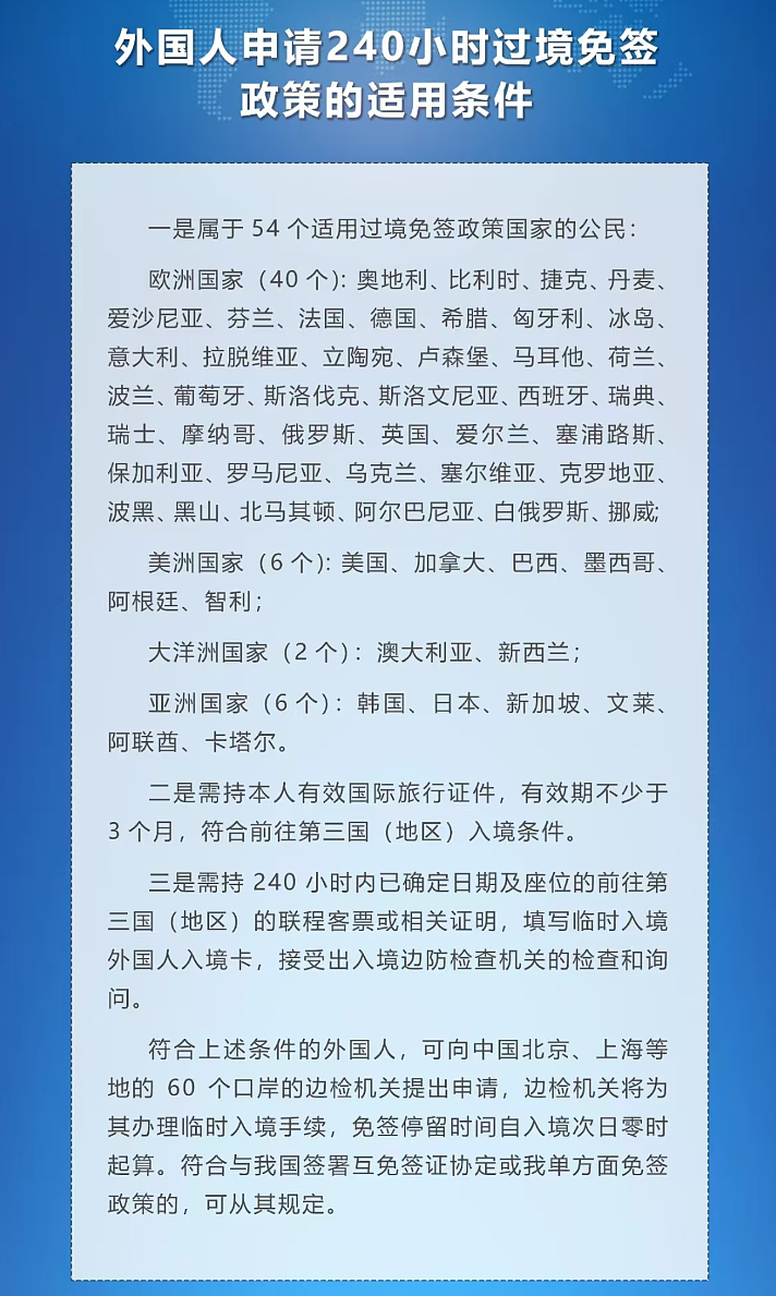 重磅官宣！中国过境免签全面延长！24个省份受影响！3名中国公民墨尔本被捕！（组图） - 7