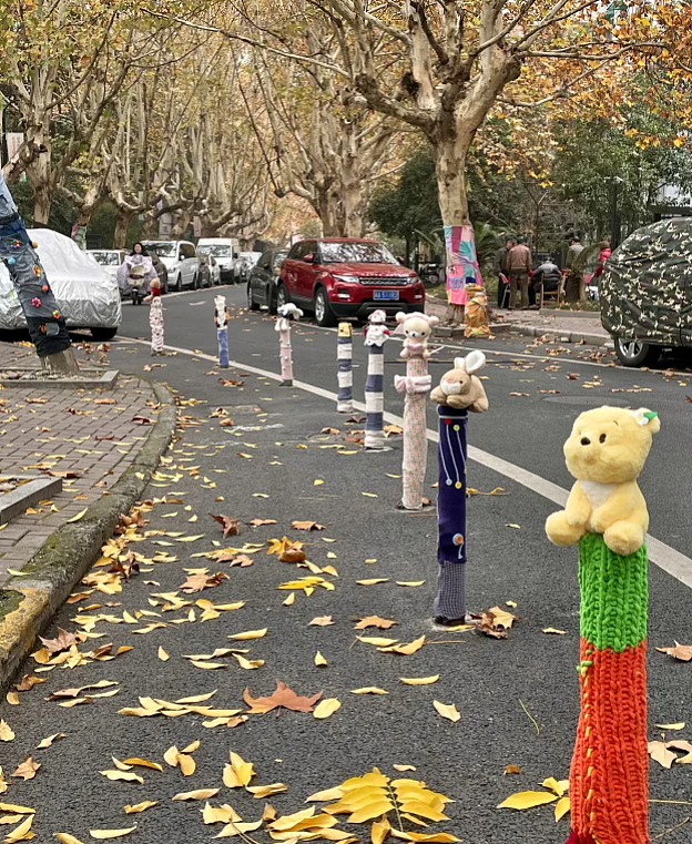 雷军掀“大树时装周”热潮！各地给树穿新衣，设计花样百出！网友：色彩缤纷的冬天，挺好！（组图） - 16