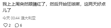 澳洲须戴口罩！新型病毒肆虐，大批华人痛苦发帖：刀片嗓/红眼病/全家没逃过...（组图） - 13