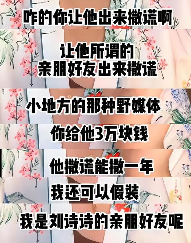 王大发称刘诗诗已离婚，不怕被告，内涵杨紫土气，迪丽热巴是顶流（组图） - 3