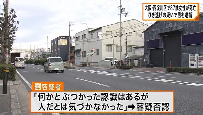 日本大阪老妇过马路遭汽车撞死，中国籍司机涉不顾而去被捕（组图） - 1