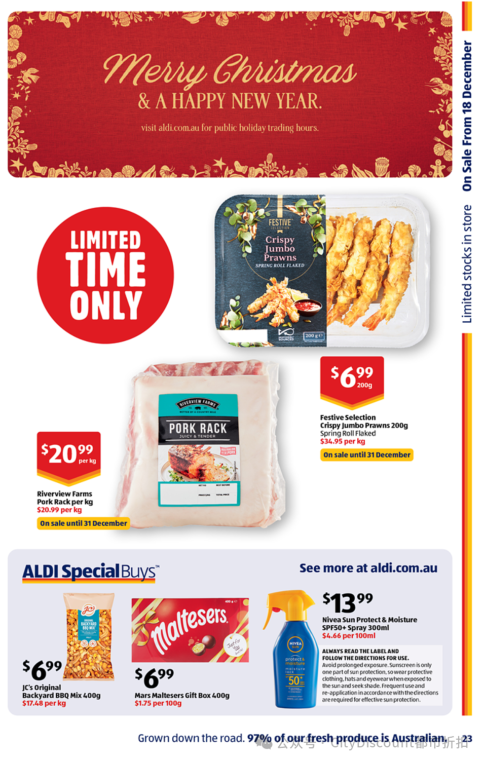 小食不将就！【Aldi】12月24日起特价品及本期特价食品（组图） - 12