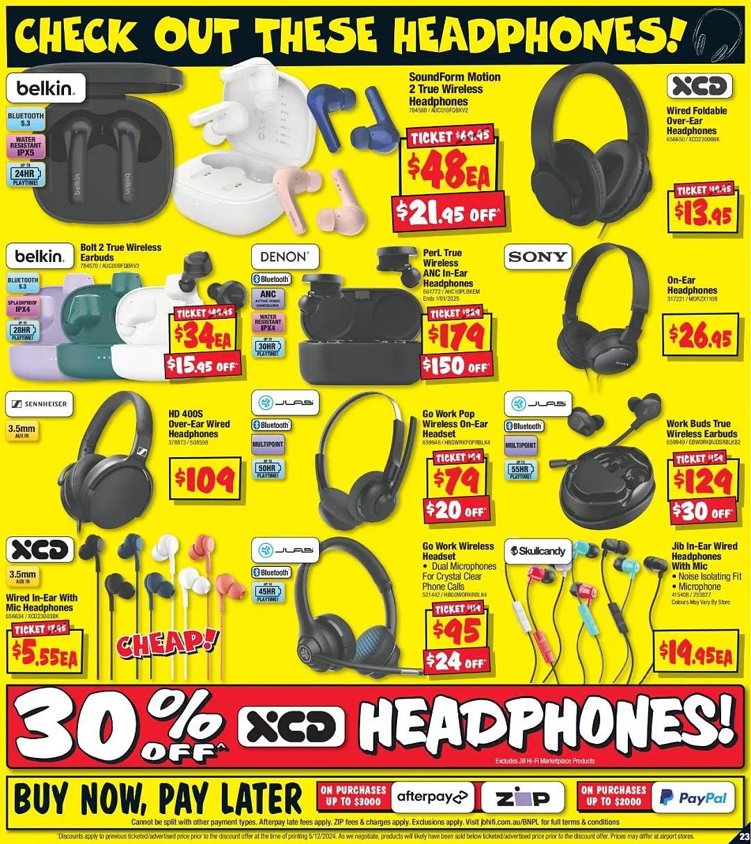 JB Hi-Fi 折扣 | 联想L24i-4A显示器5折！惠普笔记本直降$400（组图） - 23