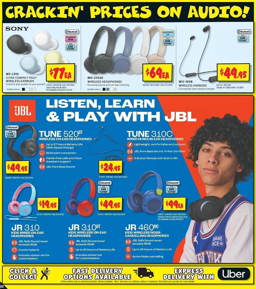 JB Hi-Fi 折扣 | 联想L24i-4A显示器5折！惠普笔记本直降$400（组图） - 22