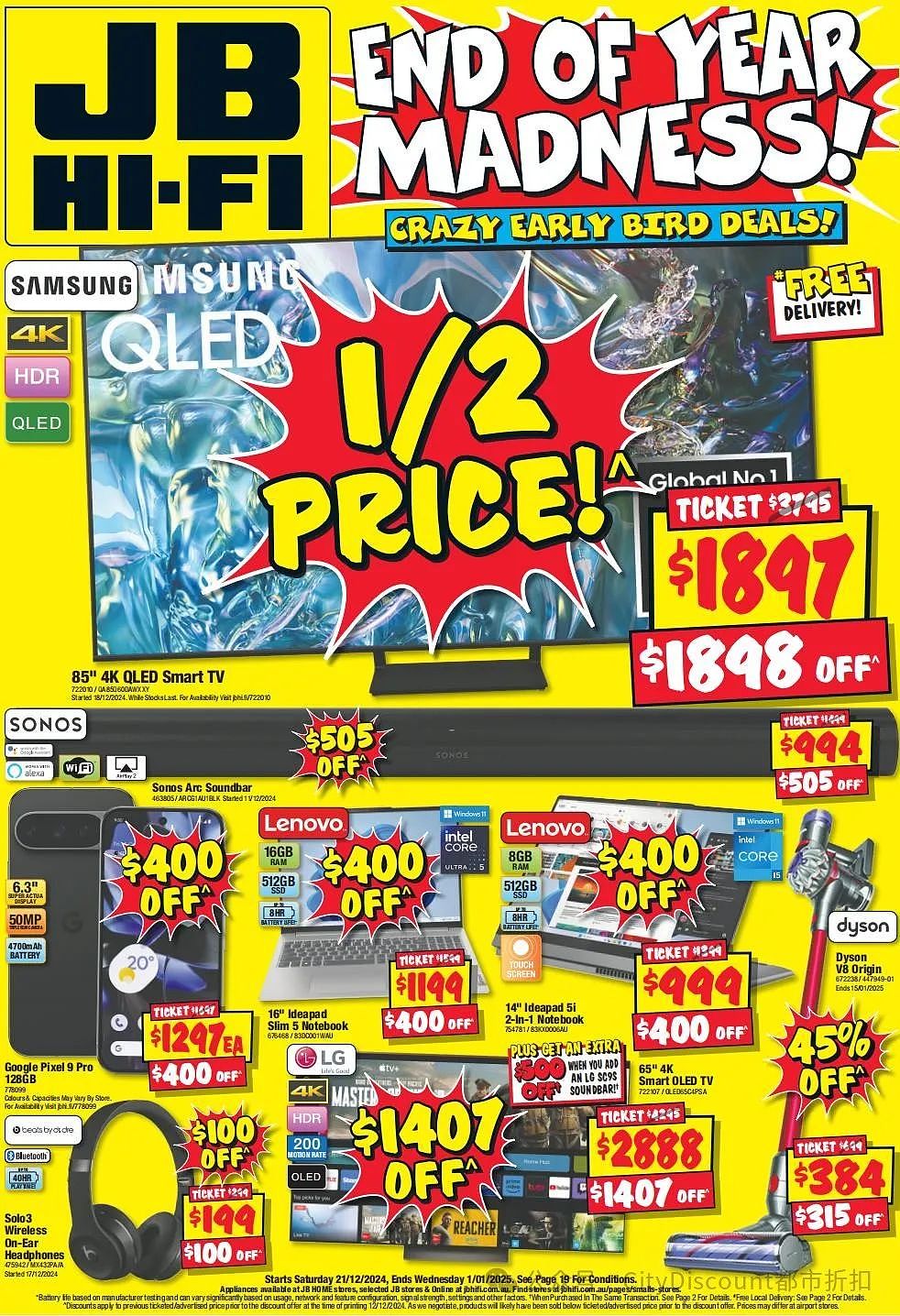 【JB Hi-Fi】Boxing Day 预热优惠目录（组图） - 1