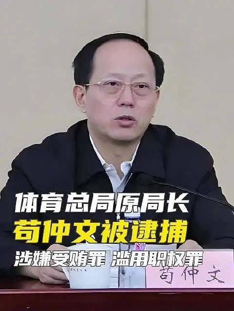 正式逮捕！迄今为止中国体坛最大官职（组图） - 1