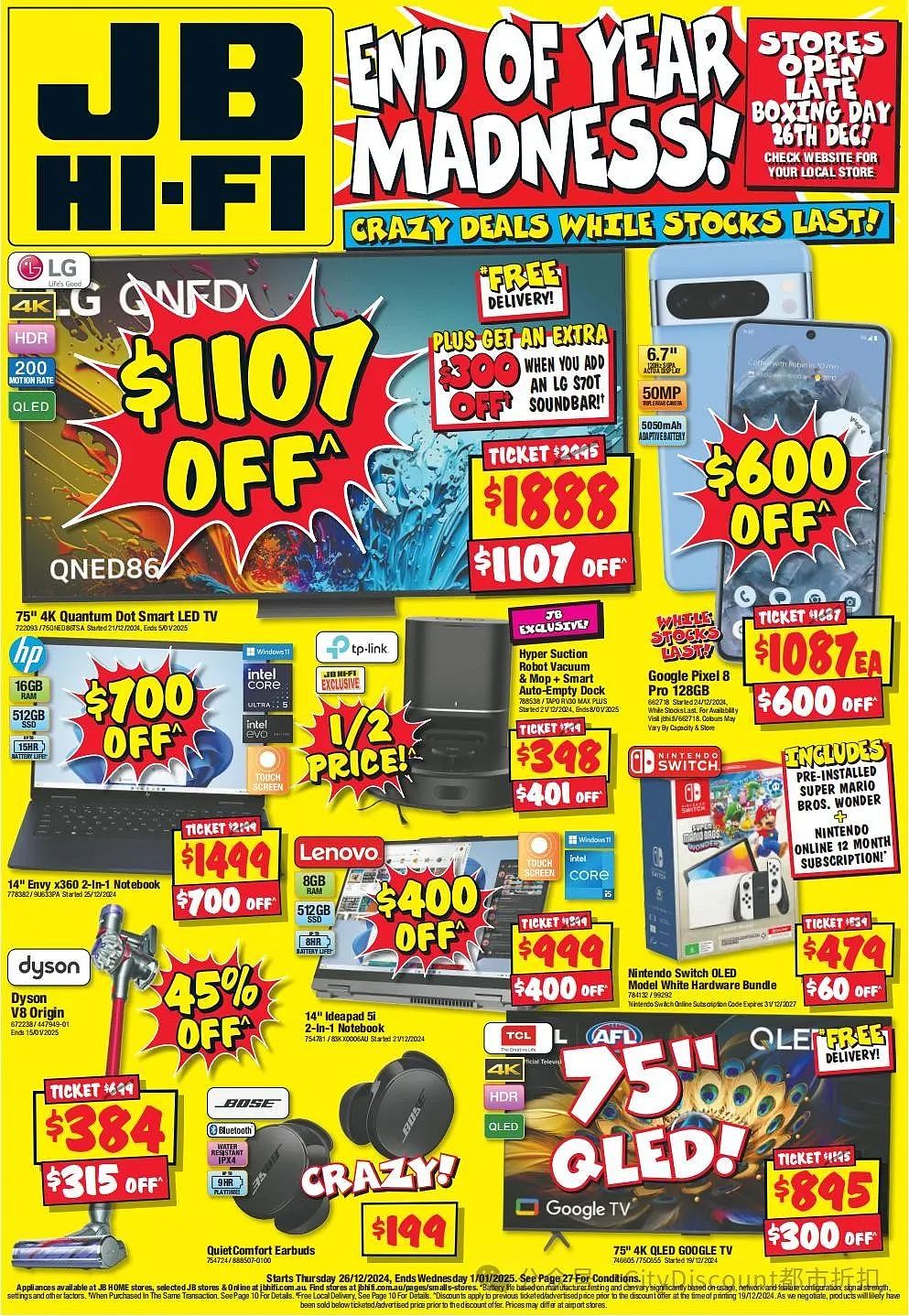 【JB Hi-Fi】Boxing Day 优惠目录（组图） - 1