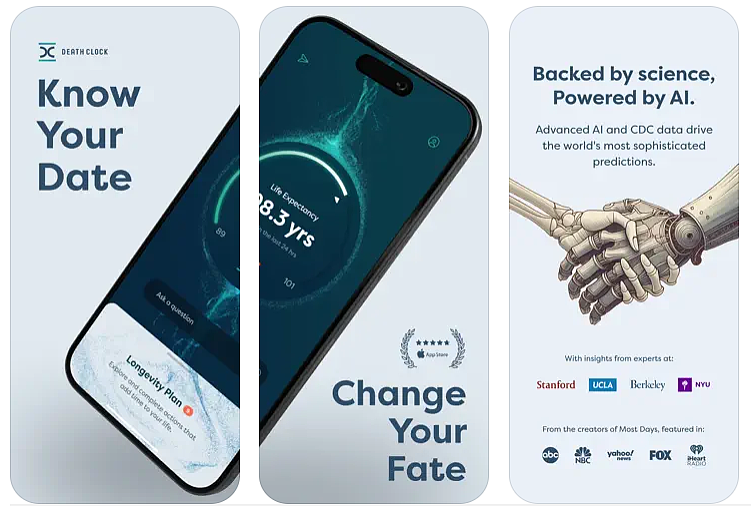 用AI预测寿命，「死亡时钟」App窜红（图） - 1