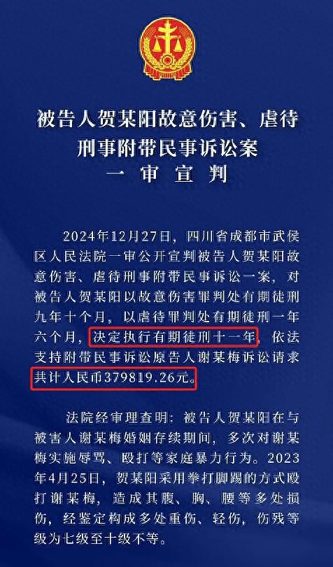 2年家暴16次男子被判11年，受害者失声痛哭：11年后我该躲到哪里？（组图） - 1