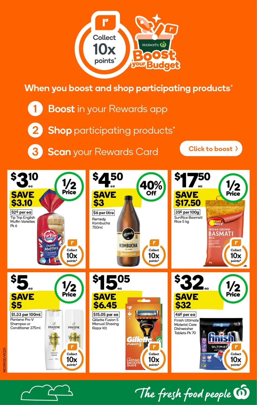 Woolworths 1月1日-1月7日打折，薯条、冰淇淋半价（组图） - 20