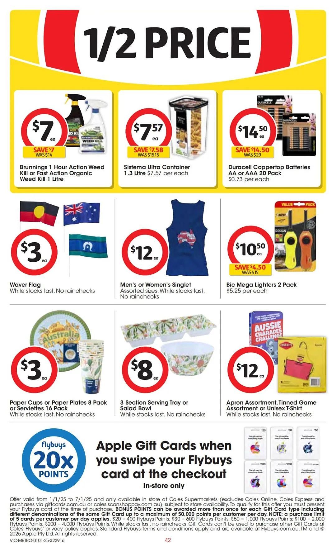 Coles 1月1日-1月7日打折，肉派、奶酪半价（组图） - 42