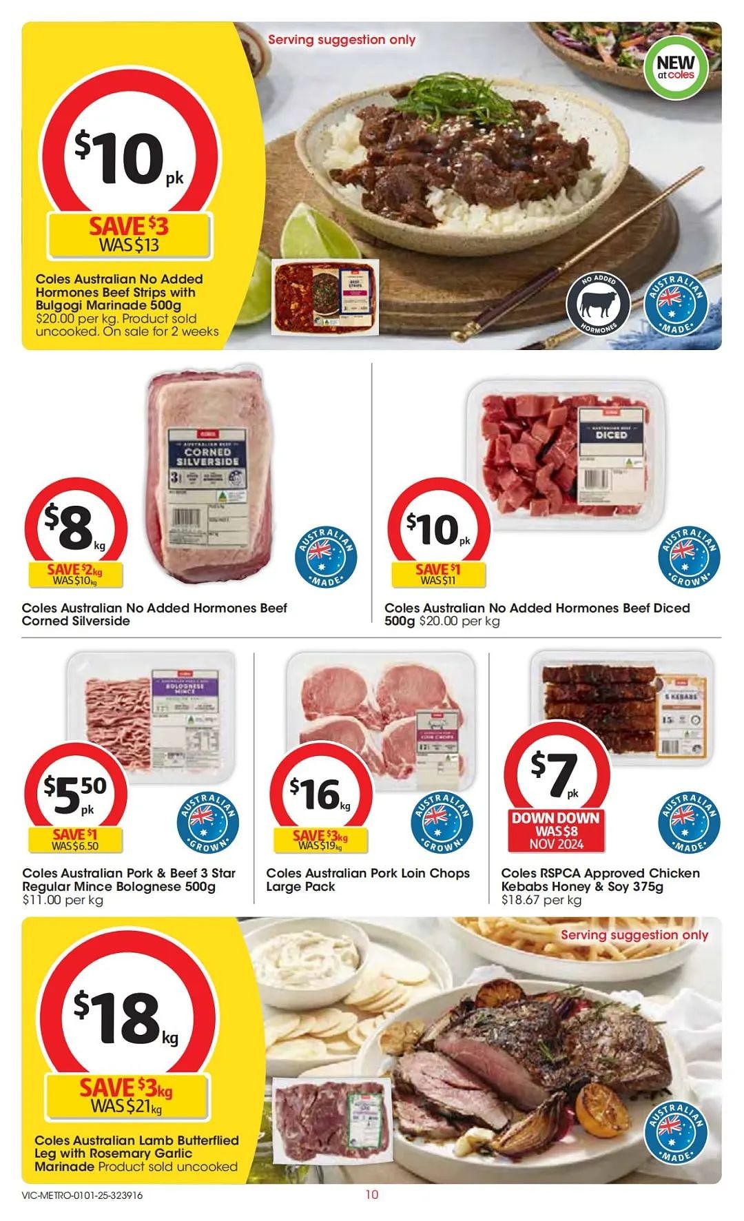 Coles 1月1日-1月7日打折，肉派、奶酪半价（组图） - 10