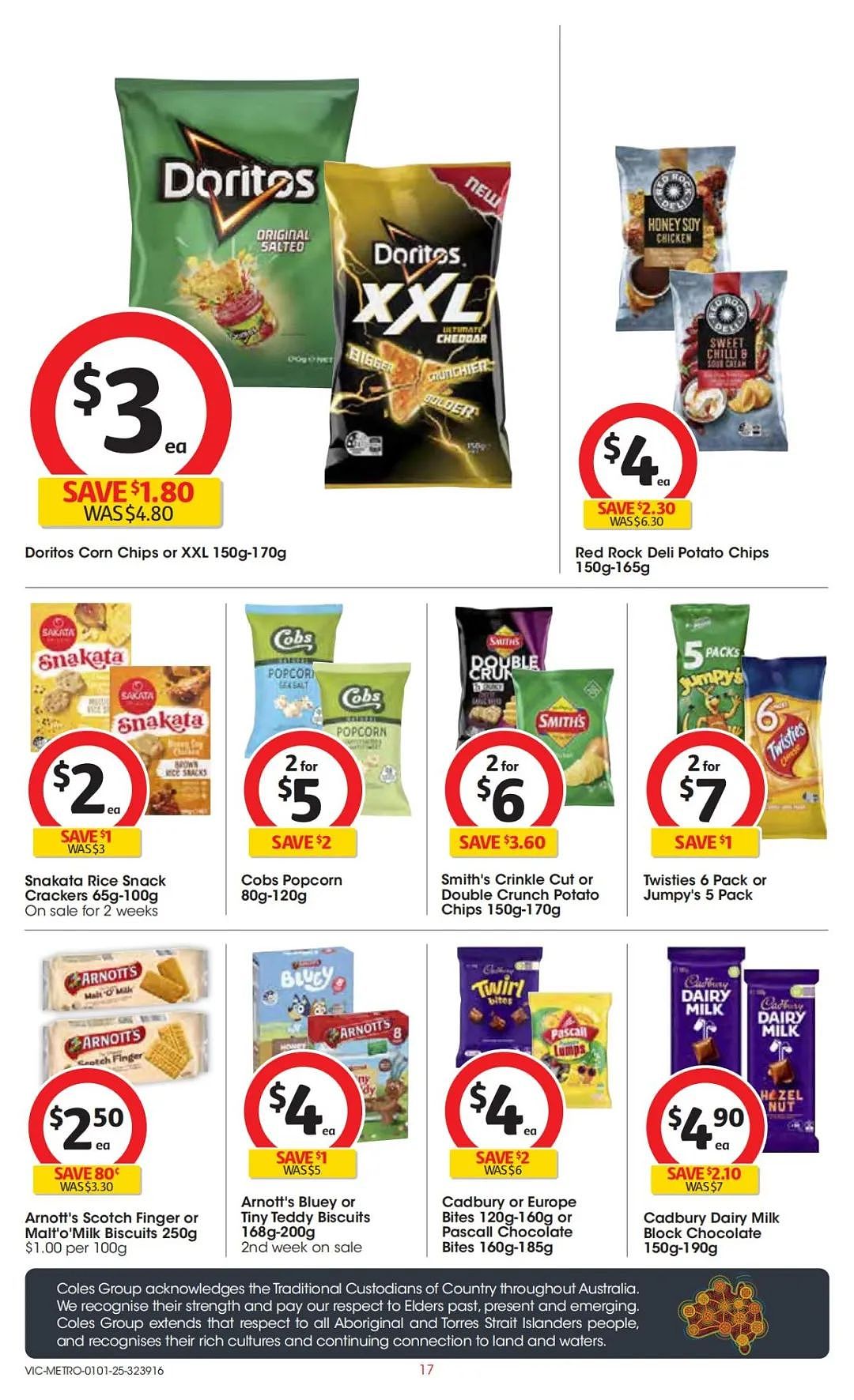 Coles 1月1日-1月7日打折，肉派、奶酪半价（组图） - 17