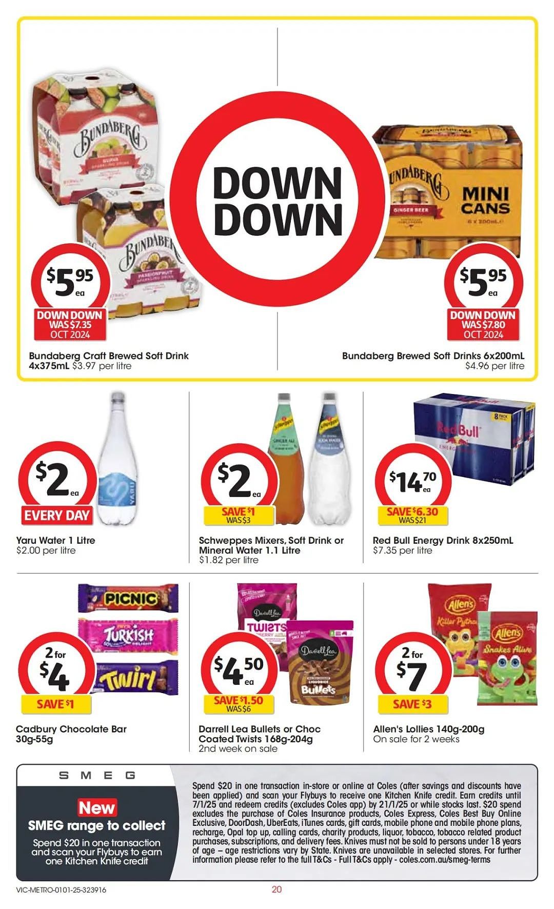 Coles 1月1日-1月7日打折，肉派、奶酪半价（组图） - 20