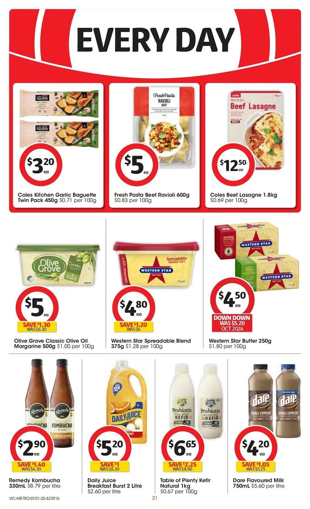 Coles 1月1日-1月7日打折，肉派、奶酪半价（组图） - 31