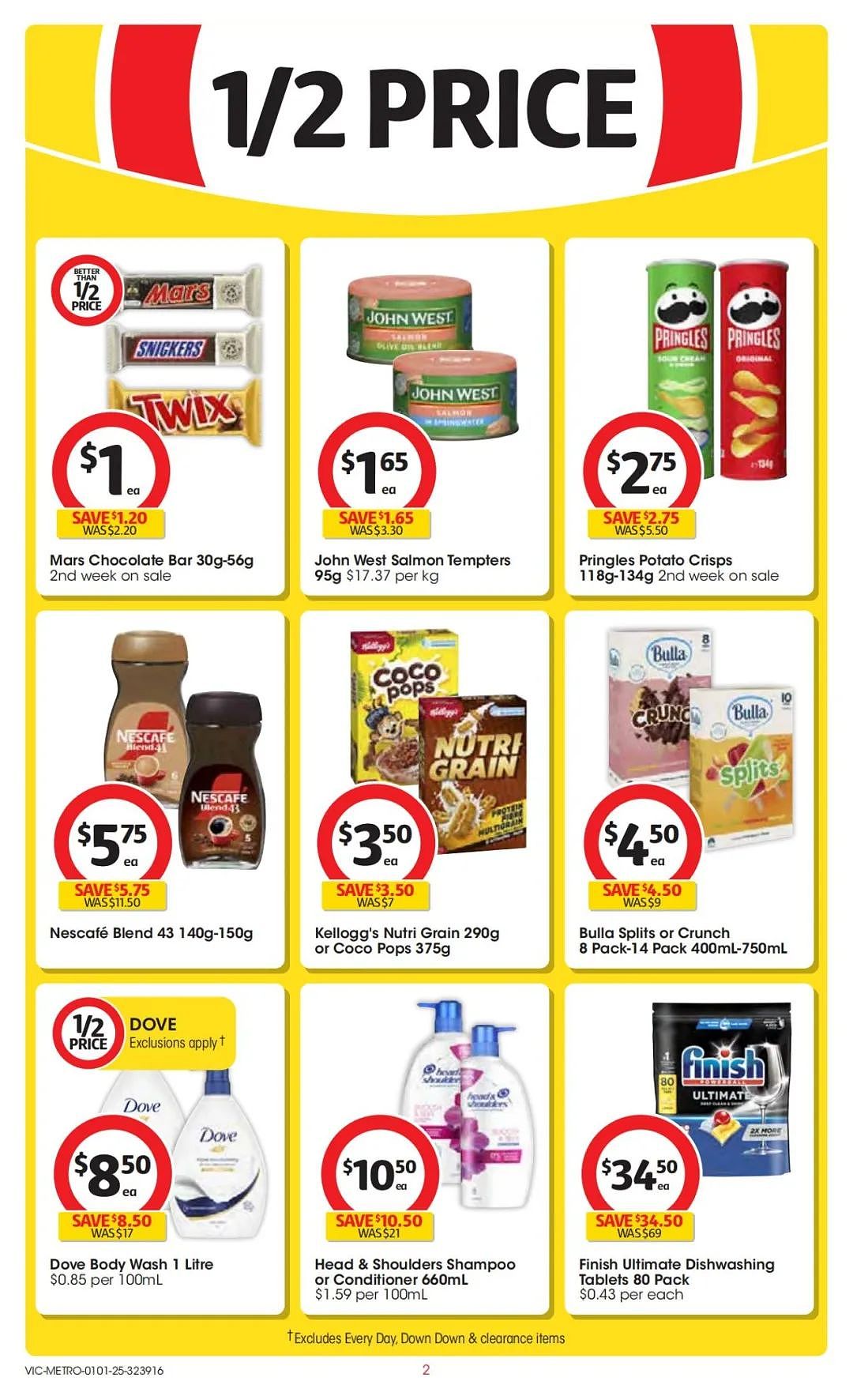 Coles 1月1日-1月7日打折，肉派、奶酪半价（组图） - 2