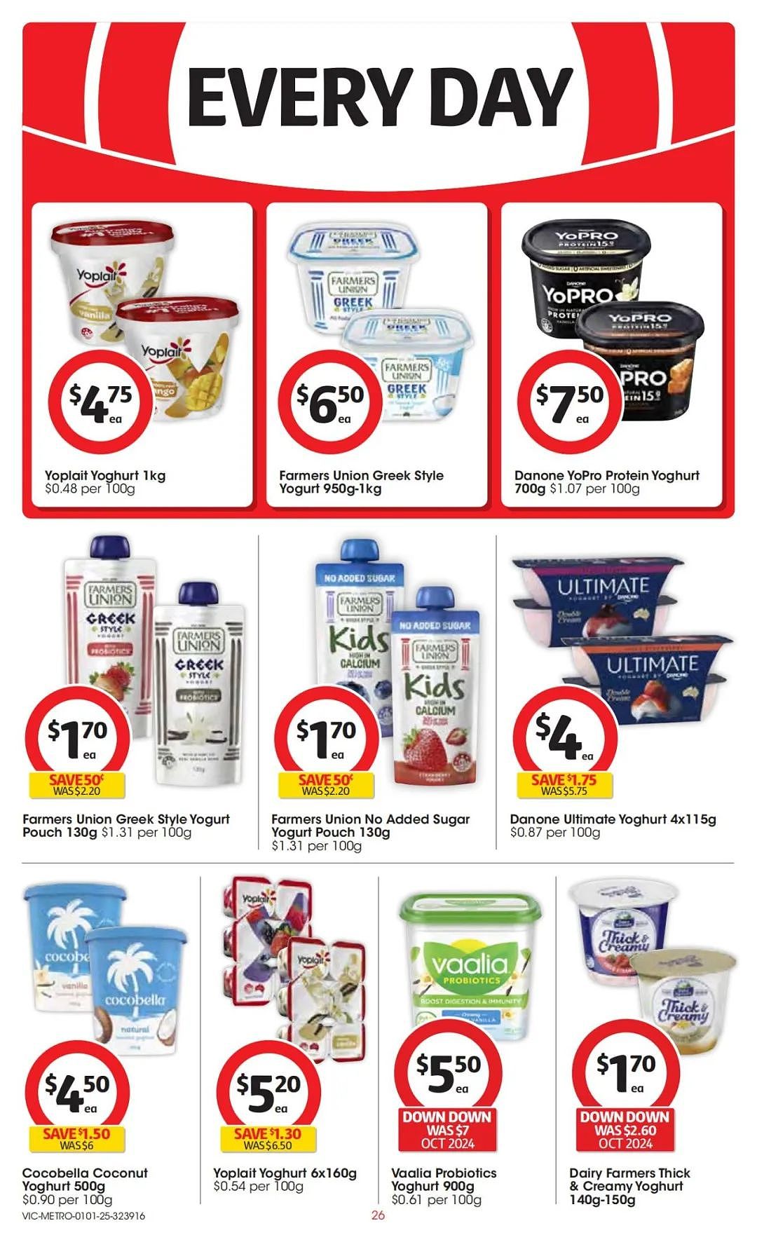 Coles 1月1日-1月7日打折，肉派、奶酪半价（组图） - 26