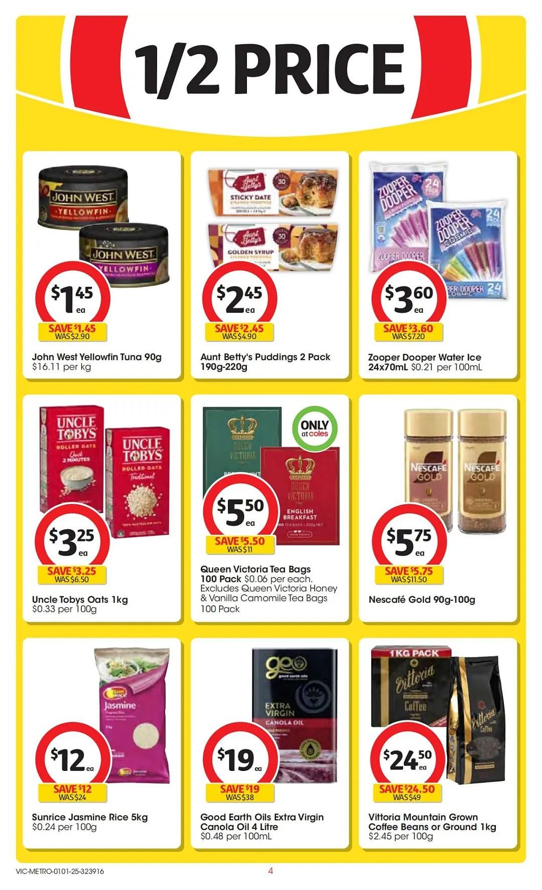 Coles 1月1日-1月7日打折，肉派、奶酪半价（组图） - 4