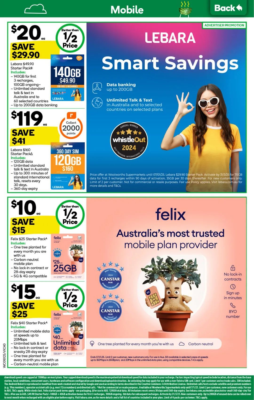 Woolworths 1月1日-1月7日打折，薯条、冰淇淋半价（组图） - 40