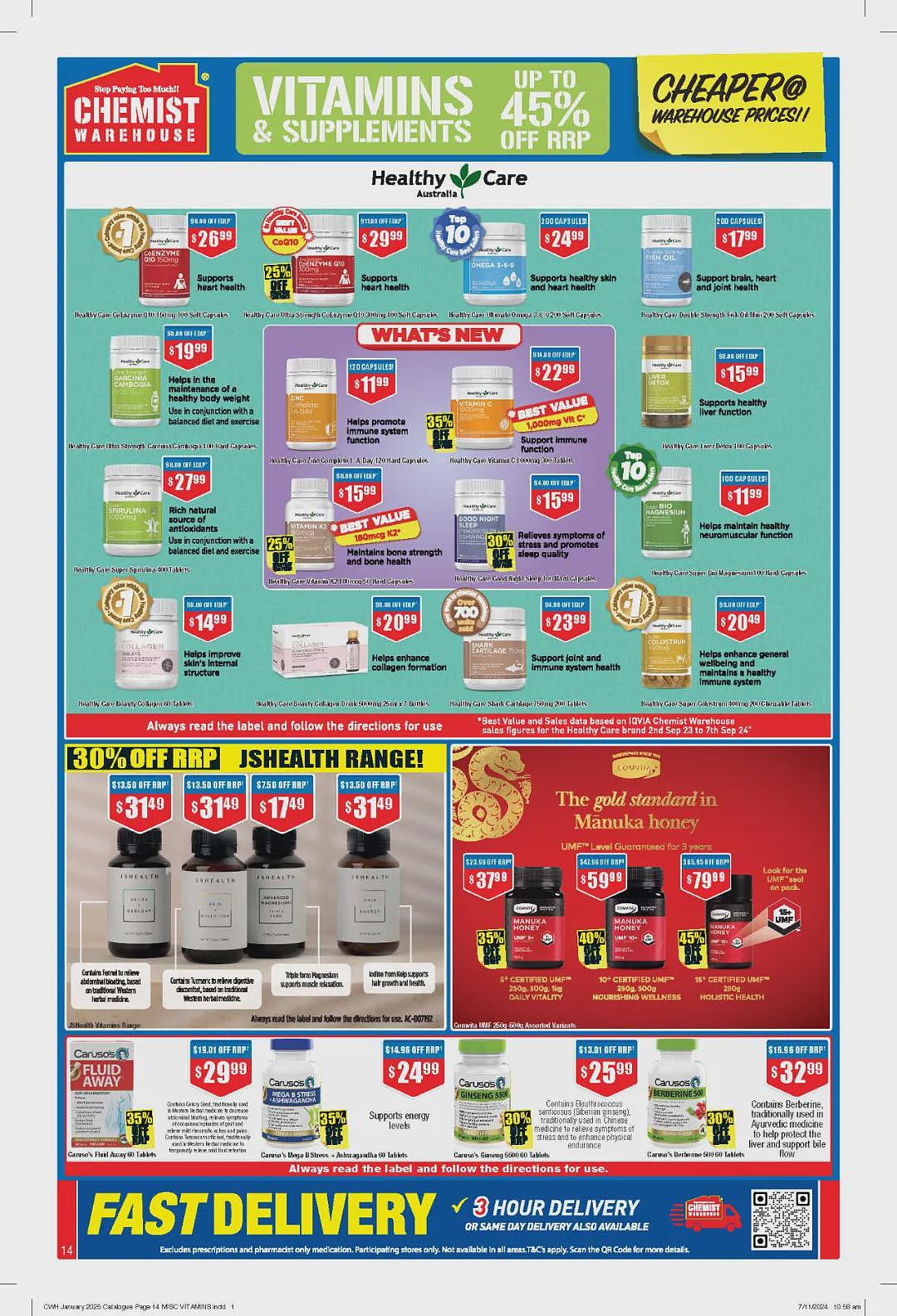 继续良心周期！【Chemist Warehouse】药店 1月2日至15日优惠目录（组图） - 13