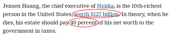 惊天爆料！英伟达CEO黄仁勋避税80亿美元，或创下美国历史新高（组图） - 3