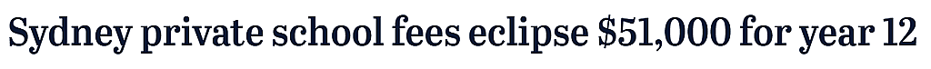 涨幅最高11.9%！悉尼多所知名私校学费大涨，华人区学校上榜（组图） - 1