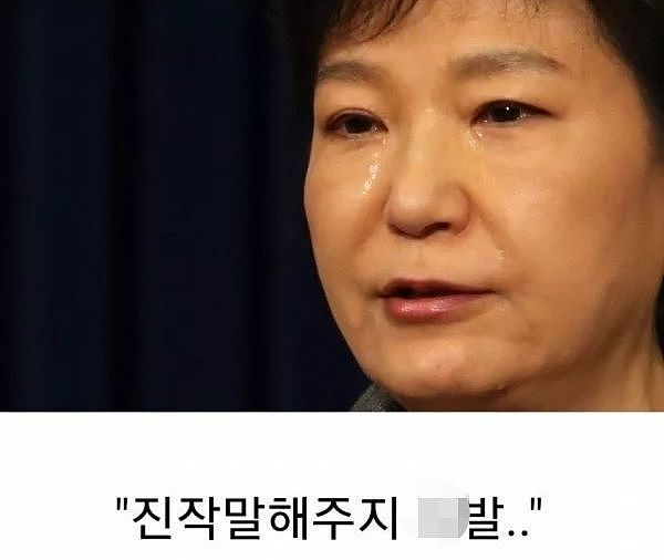 “原来拒绝就行啊，早说啊”！韩国总统尹锡悦拒捕后，“朴槿惠流泪”网图走红（组图） - 1