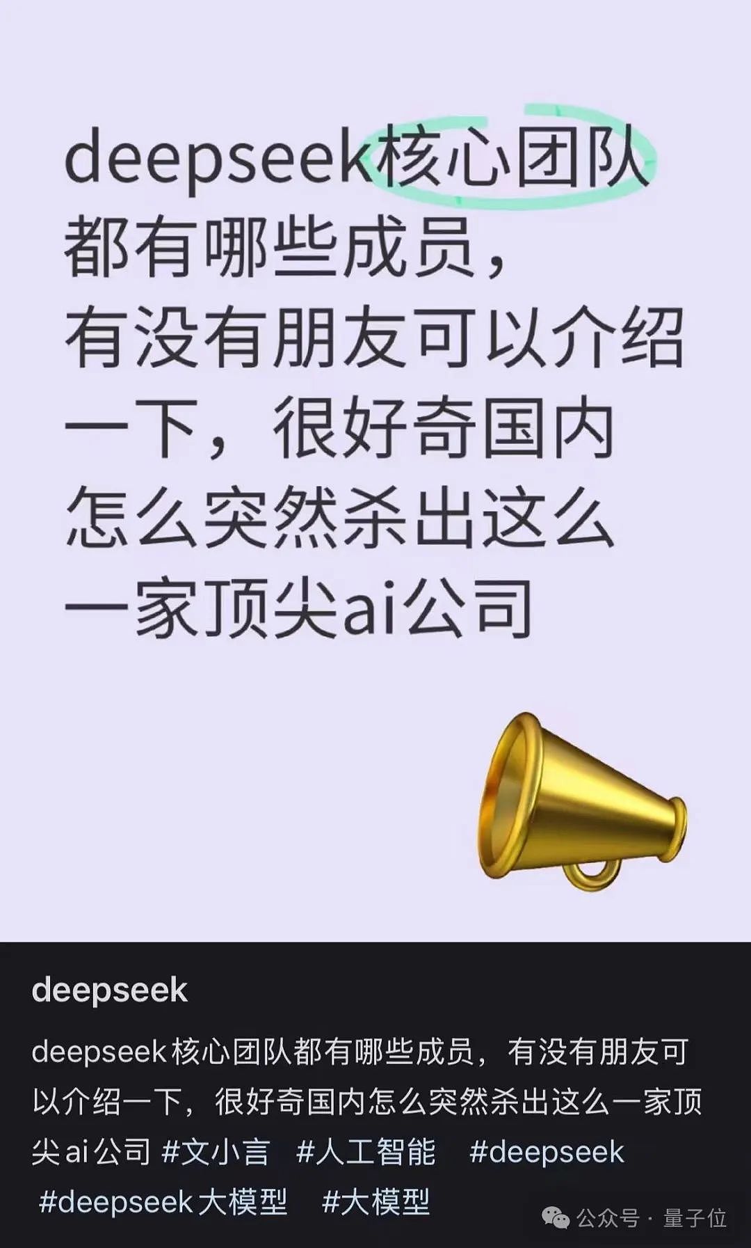 全网都在扒的DeepSeek团队，是清北应届生撑起一片天（组图） - 1