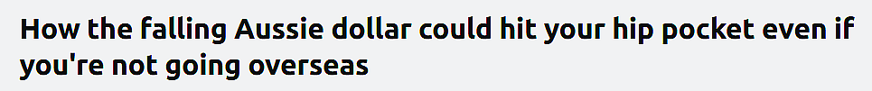 澳币崩了！暴跌至5年最低点，还要继续，恐跌破60美分！澳洲将公布重要决定（组图） - 5