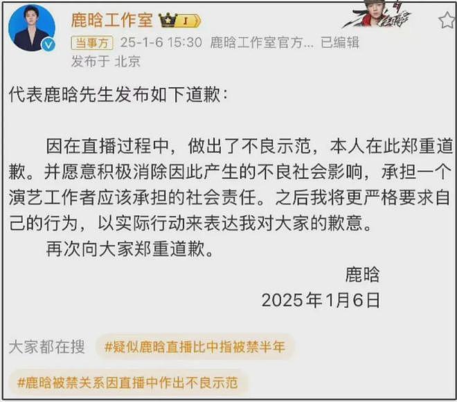 鹿晗被封风波又有新瓜！捐款不予显示直播不能提，网友直言事不小（组图） - 17