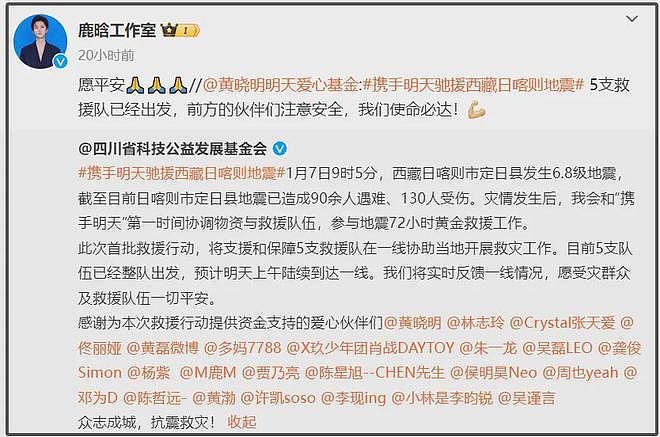 鹿晗被封风波又有新瓜！捐款不予显示直播不能提，网友直言事不小（组图） - 6