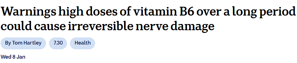 太可怕了！澳洲药房常见维生素爆雷，长期服用恐致终身瘫痪！（组图） - 1