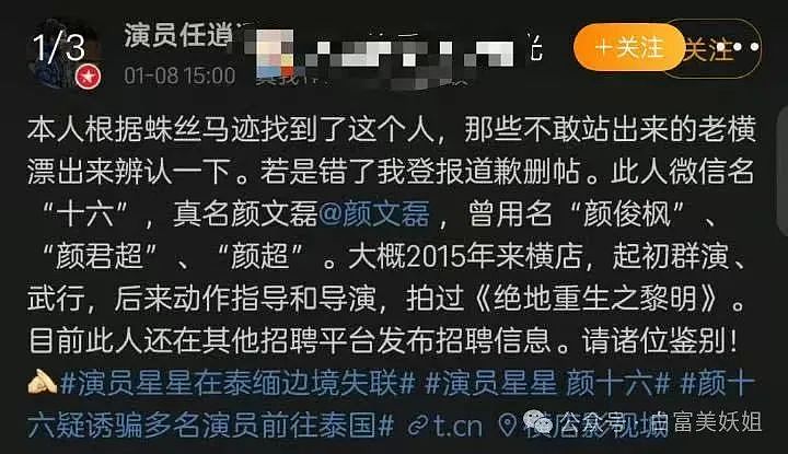 北京卫视女主持赴泰务工、在缅北失踪​仨月！生死未卜（组图） - 28