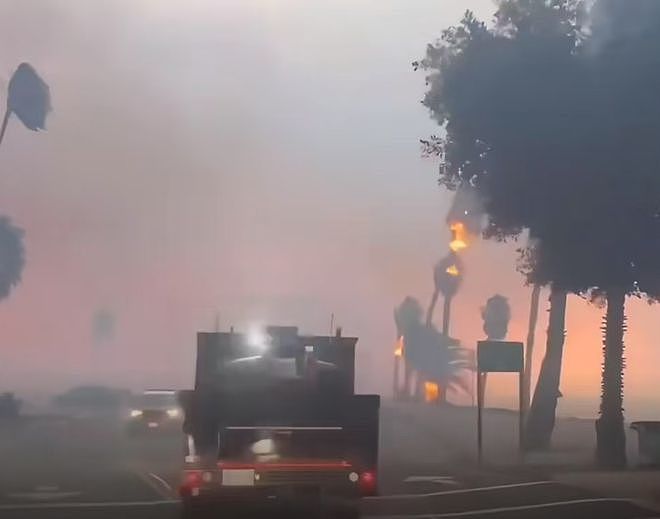 女星刘雨欣亲历洛杉矶大火，直言宛若世界末日，天空都是黄灰色（组图） - 4